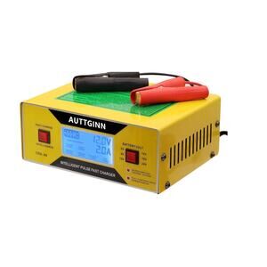 AUTTGINN 6/8/12/14/16/24V Battery Charger 0-10Amp Car Battery Charger